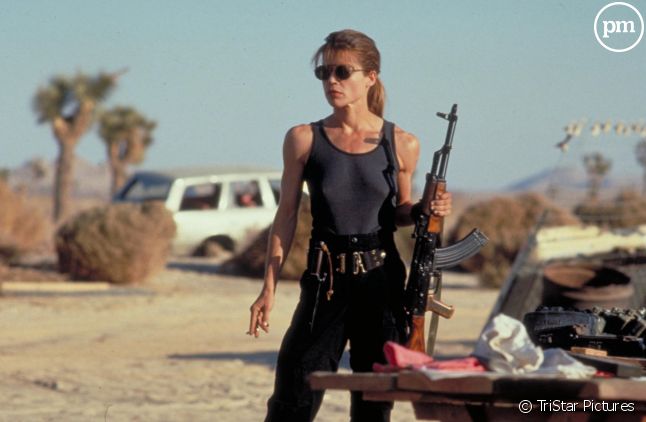Linda Hamilton dans "Terminator 2"