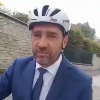 Christophe Castaner répond à un journaliste de franceinfo en Vélib