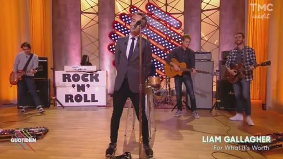 L'équipe de "Quotidien" remplace Liam Gallagher pour son live après son annulation de dernière minute