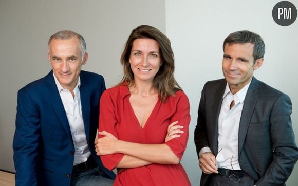 Gilles Bouleau, Anne-Claire Coudray et David Pujadas