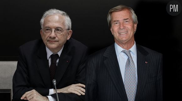 Olivier Schrameck et Vincent Bolloré