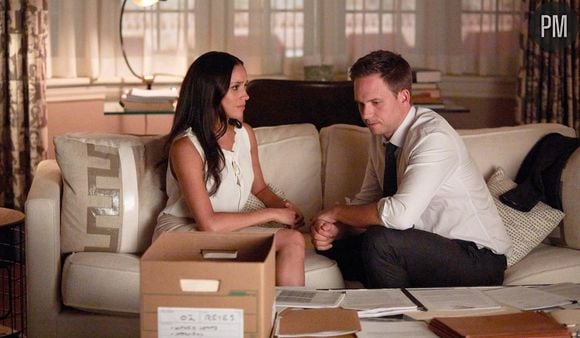 Patrick J. Adams et Meghan Markle dans "Suits"