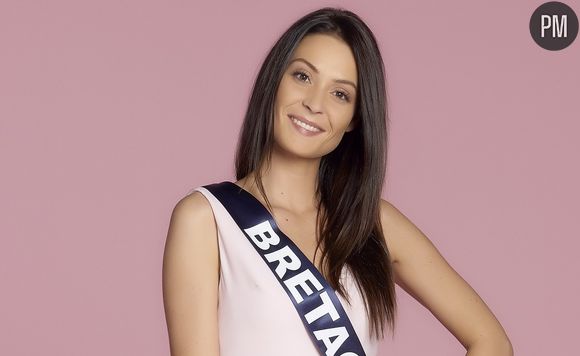 Caroline Lemee, Miss Bretagne, candidate de Miss France 2018