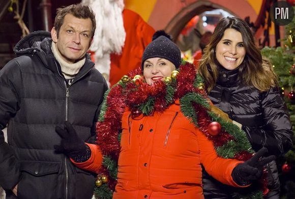 Laurent Mariotte, Valérie Damidot et Karine Ferri ("Le merveilleux village de Noël")