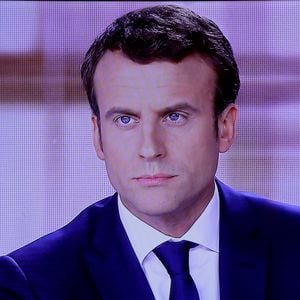 Emmanuel Macron lors du débat d'entre-deux-tours