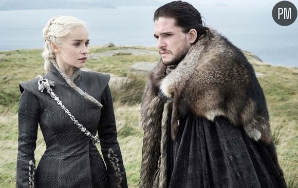 Emilia Clarke et Kit Harington dans "Game of Thrones"