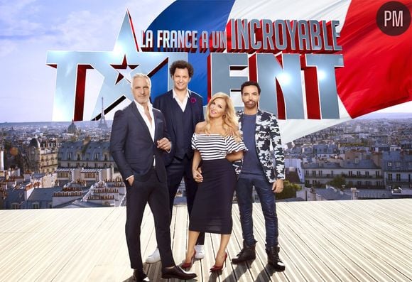 Le jury et l'animateur de "La France a un incroyable talent" sur M6.