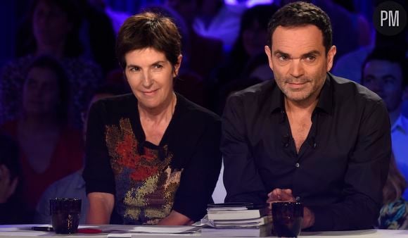 Christine Angot et Yann Moix, polémistes d'"On n'est pas couché"