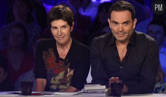 Christine Angot et Yann Moix, polémistes d'"On n'est pas couché"