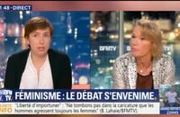 Brigitte Lahaie et Caroline de Haas dans "News et Compagnie"