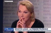 En larmes, Brigitte Lahaie s'excuse pour ses propos sur le viol