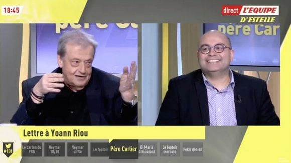 "L'Equipe d'Estelle" : La déclaration touchante de Guy Carlier à Yoann Riou