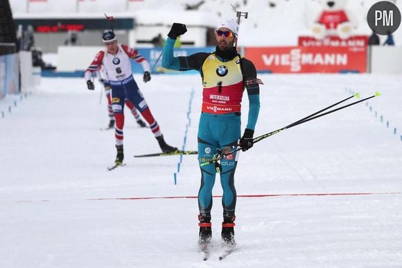 Martin Fourcade remporte la compétition et permet à L'Equipe de signer son record historique.