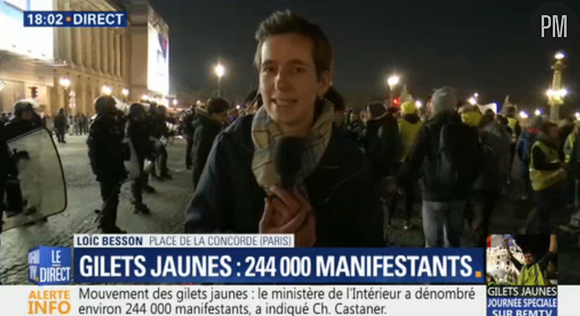 Loïc Besson, journaliste de BFMTV