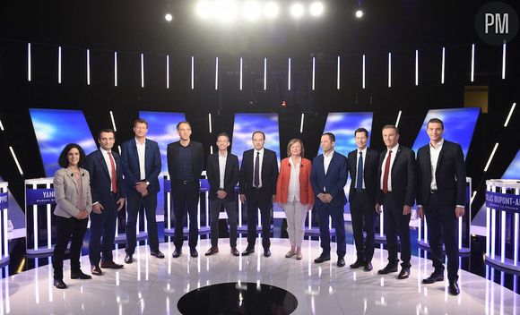 Les onze têtes de liste sur le plateau de "L'Ultime débat" de BFMTV