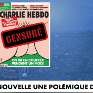 Pascal Praud avait choisi de ne pas montrer la Une de "Charlie Hebdo" en entier