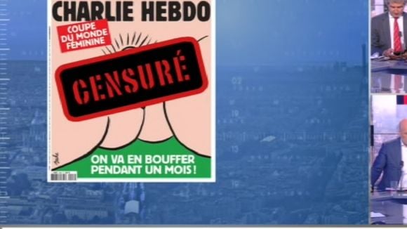 "Pascal Praud n'ose pas le clito" : "Charlie Hebdo" ironise après sa Une polémique sur la Coupe du monde