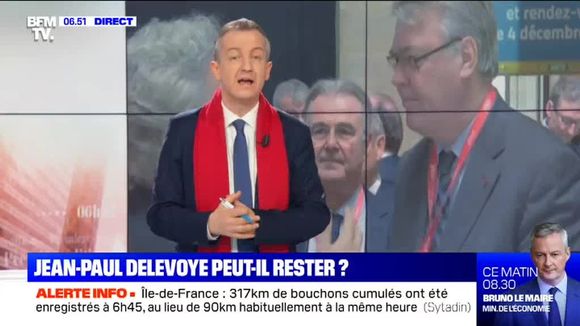 Quand Christophe Barbier assurait que Jean-Paul Delevoye ne démissionnerait pas.