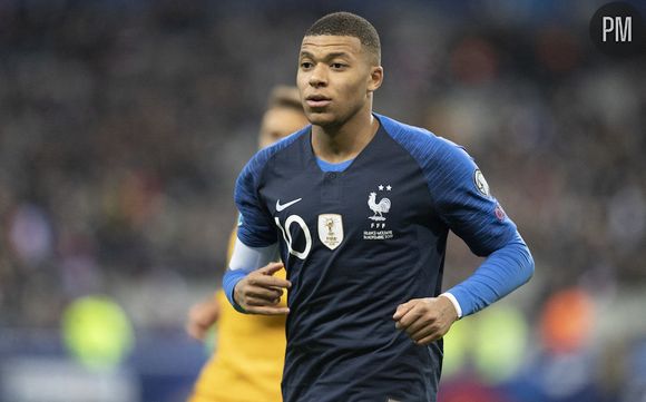 Kylian Mbappé, attaquant de l'équipe de France