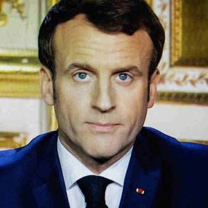 Emmanuel Macron lors de son allocution du 16 mars 2020