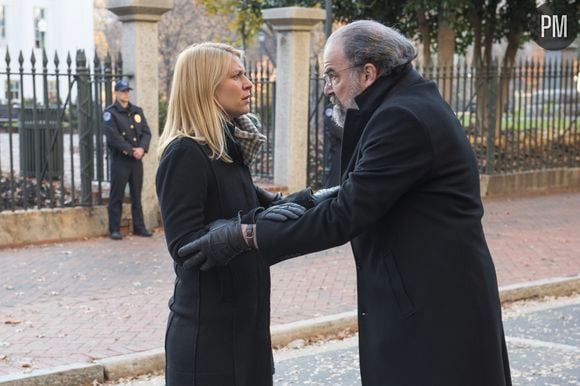 Claire Danes et Mandy Patinkin dans "Homeland"