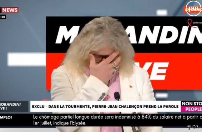 Pierre-Jean Chalençon fond en larmes dans "Morandini Live"