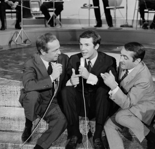 Guy Lux, Salvatore Adamo et Jean Bardin en 1966