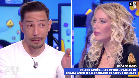 "Touche pas à mon poste" : Steevy ému aux larmes pour ses retrouvailles avec Loana