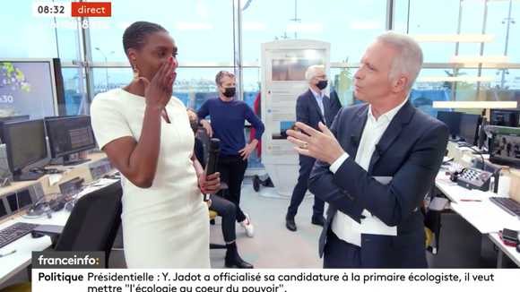 Johanna Ghiglia quitte en larmes la matinale de franceinfo:, Samuel Etienne lui rend hommage