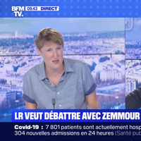 Une "honte pour les journalistes !" : Alice Coffin flingue le débat Zemmour/Mélenchon de BFMTV sur... BFMTV