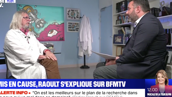 "On est sur un dérapage complotiste !" : Bruce Toussaint tente de recadrer Didier Raoult sur BFMTV