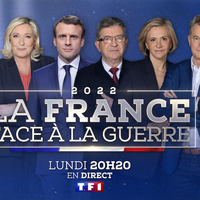 "La France face à la guerre" : TF1 dévoile les images du plateau qui accueillera les candidats à la présidentielle