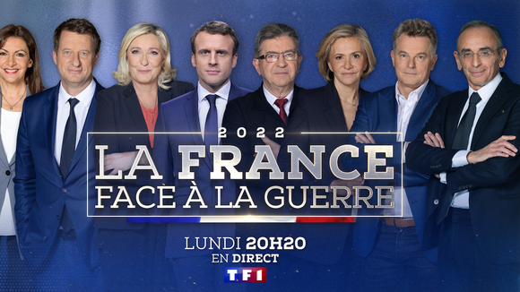 "La France face à la guerre" : TF1 dévoile les images du plateau qui accueillera les candidats à la présidentielle