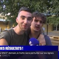 Ivres, deux lycéens découvrent en direct leurs résultats au bac sur BFMTV