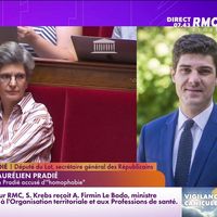 "C'est une inquisitrice !" : Accusé d'homophobie, Aurélien Pradié (LR) s'emporte contre Sandrine Rousseau sur RMC