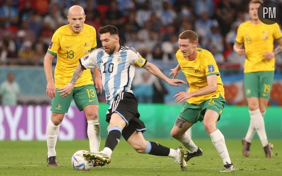 Lionel Messi face à l'Australie.