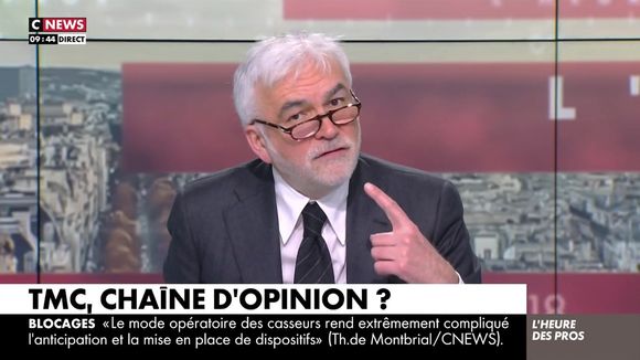 Pascal Praud accuse TMC d'être "une chaîne d'opinion"