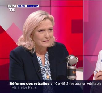 Apolline de Malherbe face à Marine Le Pen ce mercredi 12...