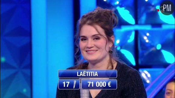 Laëtitia, nouvelle championne de "N'oubliez pas les paroles" sur France 2.