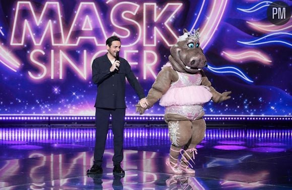 Camille Combal et l'Hippopotame de "Mask Singer" 2024