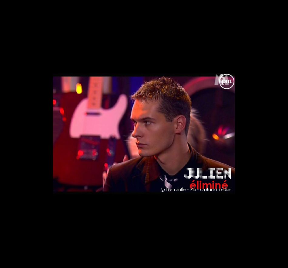 Julien, candidat éliminé à Nouvelle Star 2008.