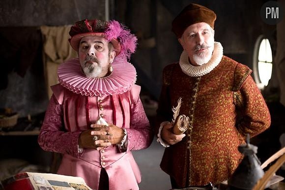 Gérard Jugnot et Bernard Le Coq dans "Rose et noir"