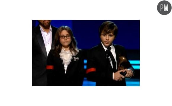 Paris et Prince Jackson, le 31 janvier lors des Grammy Awards