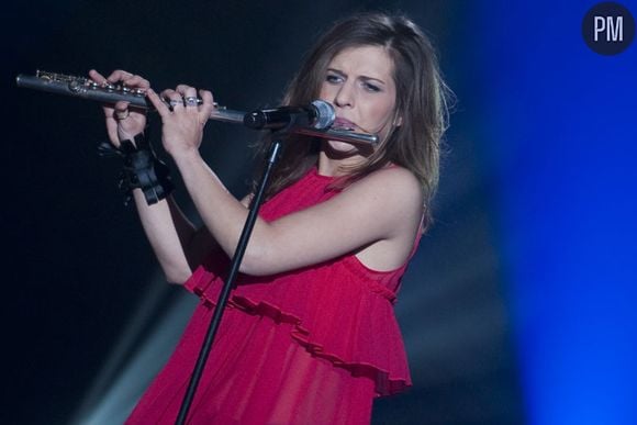 Amandine Bourgeois sur le plateau de "Taratata"