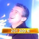 Pascal a gagné 201.200 euros au jeu "En toutes lettres", le 3 mai 2010
