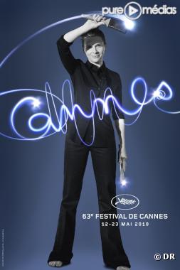 Affiche du 63ème Festival de Cannes avec Juliette Binoche