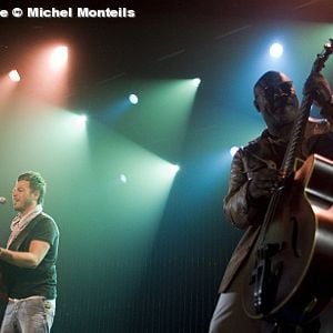 Christophe Maé, lors du "Paris Voltage Live", le 17 mai 2010 à Bobino (Paris)