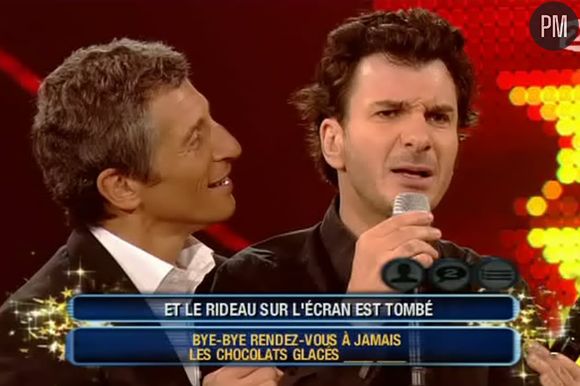 Nagui et Michael Youn, le 4 juin 2010 sur France 2.