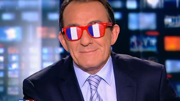 Zapping : Jean-Pierre Pernaut et ses lunettes bleu-blanc-rouge !