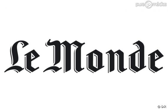 Le logo du journal "Le Monde". 